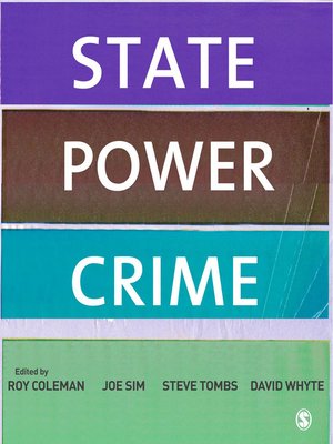 cover image of State, Power, Crime